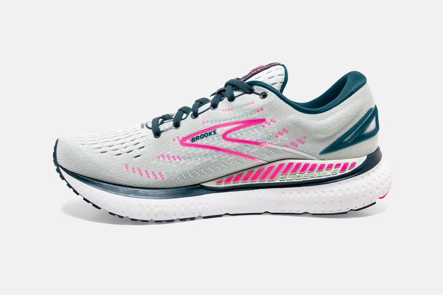 Brooks Glycerin Gts 19 Road Löparskor Dam - Vita/Rosa - 8162-IPJAT